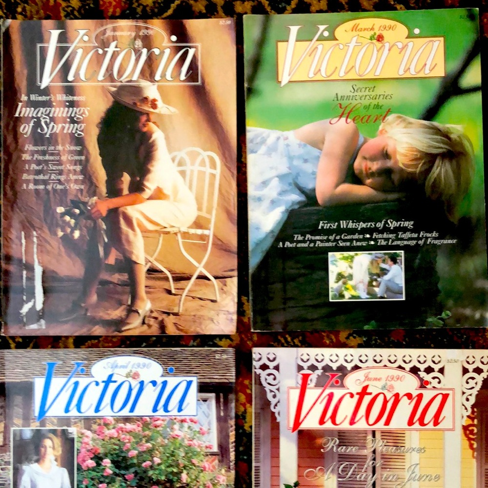 Vintage 1990 Victoria Magazines